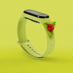 Hurtel Strap Xmas Wristband Yellow цена и информация | Аксессуары для смарт-часов и браслетов | 220.lv