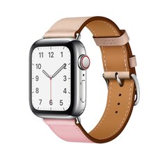 Кожаный ремешок Single Tour для Apple Watch — Rose Craie, 38/40/41 мм цена и информация | Аксессуары для смарт-часов и браслетов | 220.lv