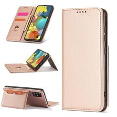 Fusion Magnet Card grāmatveida maks Samsung A136 Galaxy A13 5G / A04S rozā cena un informācija | Telefonu vāciņi, maciņi | 220.lv