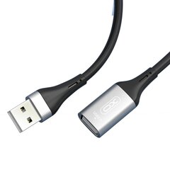 XO extension cable NB219 USB 2.0 black 2 м цена и информация | Кабели для телефонов | 220.lv
