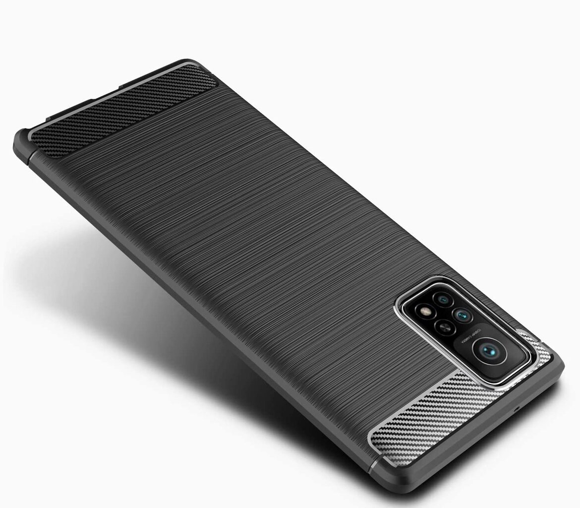 Realme C11 2021 telefona vāciņš Carbon, melns cena un informācija | Telefonu vāciņi, maciņi | 220.lv