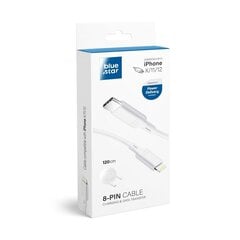 Blue Star — USB C uz zibens ātrās uzlādes (PD) datu kabelis/vads cena un informācija | Savienotājkabeļi | 220.lv