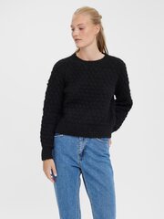 Vero Moda sieviešu pulovers 10269224*02, melns 5715310501721 цена и информация | Женские кофты | 220.lv