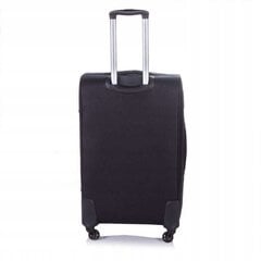 Большой чемодан Solier STL1316 L, черный- коричневый цена и информация | Чемоданы, дорожные сумки | 220.lv