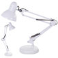 Regulējama galda lampa, balta цена и информация | Galda lampas | 220.lv
