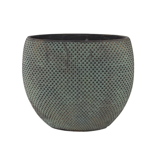 Keramikas puķu pods FAY 36x20 x 29(A) cm, ovāls, zils cena un informācija | Puķu podi | 220.lv