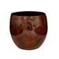 Keramikas puķu pods KAE 19 x 16(A) cm, apaļš, brūns cena un informācija | Puķu podi | 220.lv
