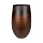 Keramikas puķu pods MYA 18 x 30(A) cm, apaļš, brūns cena un informācija | Puķu podi | 220.lv