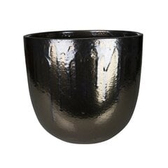 Keramikas puķu pods SIYA 22 x 21(A) cm, apaļš, zeltaini cena un informācija | Puķu podi | 220.lv