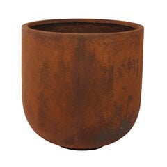 Keramikas puķu pods STATIC 40 x 41(A) cm, apaļš, brūns cena un informācija | Puķu podi | 220.lv
