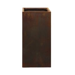 Керамический горшок Static 28 x 55(В) см, квадратный, коричневый цена и информация | Вазоны | 220.lv