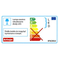 Activejet AJE-ICARO 2 dekoratīvā sienas lampa cena un informācija | Iebūvējamās lampas, LED paneļi | 220.lv