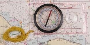 Kompass, caurspīdīgs cena un informācija | Kompasi | 220.lv