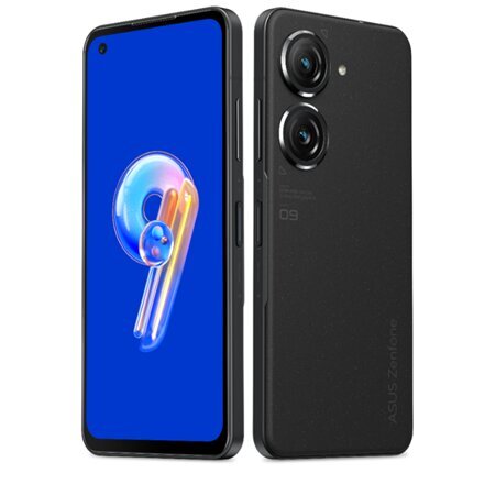 Asus Zenfone 9 5G 8/128GB Dual SIM Midnight Black 90AI00C1-M00020 cena un informācija | Mobilie telefoni | 220.lv