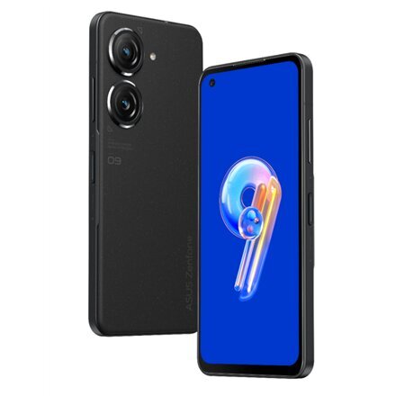 Asus Zenfone 9 5G 8/128GB Dual SIM Midnight Black 90AI00C1-M00020 cena un informācija | Mobilie telefoni | 220.lv