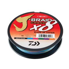 Pīta līnija DAIWA J-Braid Grand X8 0.16mm 10kg 150M Multicolor cena un informācija | Makšķerauklas | 220.lv