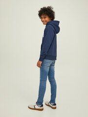 Детская толстовка Jack & Jones 12213292*02, тёмно-синяя, 5715311836174 цена и информация | Свитеры, жилетки, пиджаки для мальчиков | 220.lv