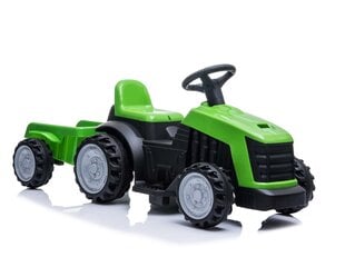 Детский электротрактор с прицепом TR1908T, зеленый цена и информация | Электромобили для детей | 220.lv