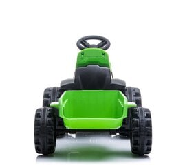 Детский электротрактор с прицепом TR1908T, зеленый цена и информация | Электромобили для детей | 220.lv