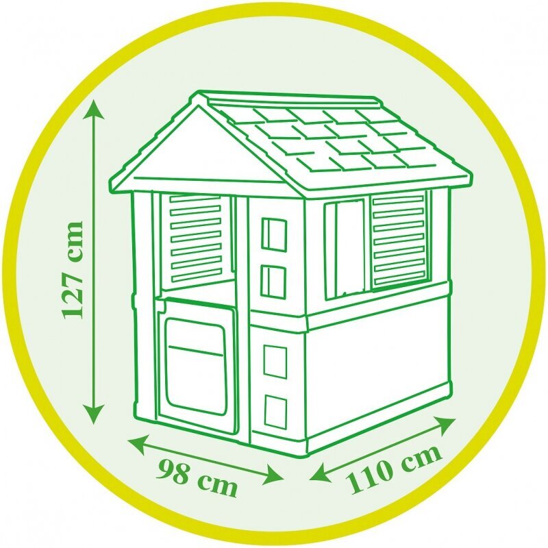 Dārza māja Pretty Smoby cena un informācija | Bērnu rotaļu laukumi, mājiņas | 220.lv