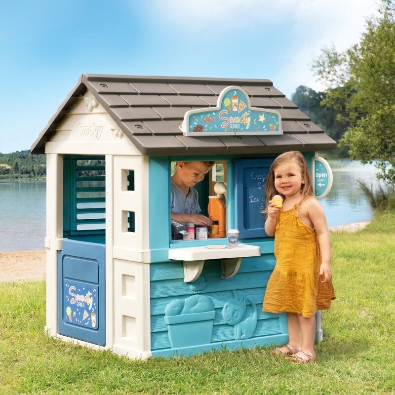 Dārza māja Sweety Corner Smoby cena un informācija | Bērnu rotaļu laukumi, mājiņas | 220.lv