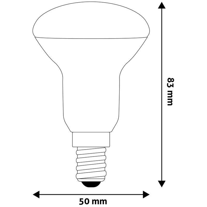 LED lampa High Lumen 4,9W R50 E14 3K AVIDE цена и информация | Spuldzes | 220.lv