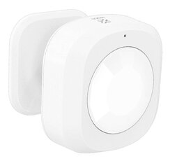 Smart ZigBee iekštelpu bezvadu PIR kustības sensors, CR2450, 110°, balts, WOOX цена и информация | Датчики | 220.lv