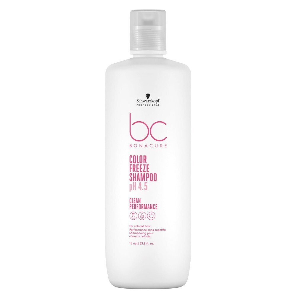 Šampūns Schwarzkopf BC Color Freeze Shampoo, 1000 ml cena un informācija | Šampūni | 220.lv