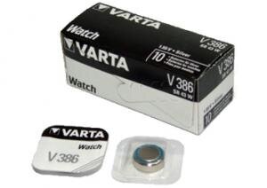 Varta 386 125mAh 1,55V AG12 SR43SW L1142, 10 gab. cena un informācija | Baterijas | 220.lv