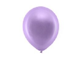 Varavīksnes baloni 23 cm metālisks, violets 10 gab cena un informācija | Baloni | 220.lv