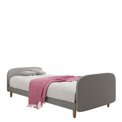 Кровать Moriba 3 120x200 см, серая цена и информация | Кровати | 220.lv