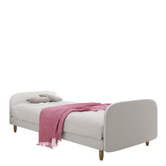 Кровать Moriba 3 90x200 см, светло-серая цена и информация | Кровати | 220.lv