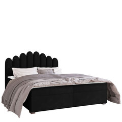 Кровать Beretini 140x200см, черная цена и информация | Кровати | 220.lv