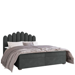 Кровать Beretini 140x200 см, темно-серая цена и информация | Кровати | 220.lv