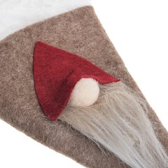 Ziemassvētku galda piederumu dekors - rūķa cepure, 2 gab. cena un informācija | Ziemassvētku dekorācijas | 220.lv