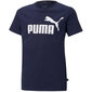 Bērnu T-krekls Puma ESS Logo Tee 586960 06, zils cena un informācija | Zēnu krekli | 220.lv