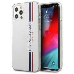 Чехол US Polo для iPhone 12/12 Pro, белый цена и информация | Чехлы для телефонов | 220.lv