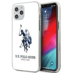 US Polo USHCP12LTPUHRWH, paredzēts iPhone 12 Pro Max, balts cena un informācija | Telefonu vāciņi, maciņi | 220.lv