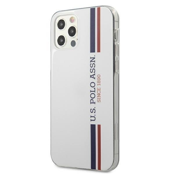 US Polo USHCP12LPCUSSWH, paredzēts iPhone 12 Pro Max, balts cena un informācija | Telefonu vāciņi, maciņi | 220.lv