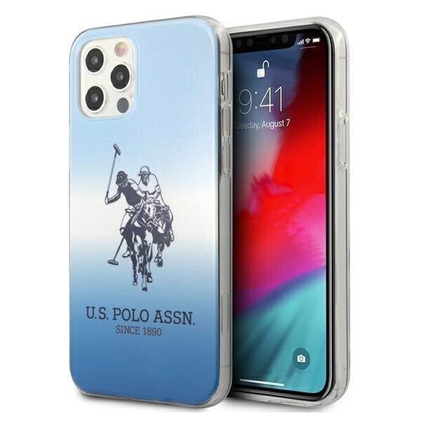 US Polo USHCP12MPCDGBL, paredzēts iPhone 12/12 Pro, zils cena un informācija | Telefonu vāciņi, maciņi | 220.lv