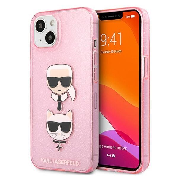 Telefona vāciņš Karl Lagerfeld KLHCP13SKCTUGLP iPhone 13 mini 5,4" cena un informācija | Telefonu vāciņi, maciņi | 220.lv