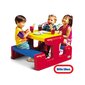 Bērnu piknika galds Little Tikes, sarkans cena un informācija | Bērnu rotaļu laukumi, mājiņas | 220.lv