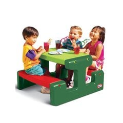Bērnu piknika galds Little Tikes, zaļš цена и информация | Детские игровые домики | 220.lv