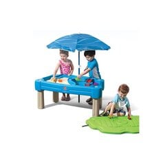 Водный стол с песочницей и зонтиком 2 в 1 цена и информация | Песочницы, песок | 220.lv