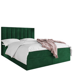Двуспальная кровать Hugo 180x200 см, зеленая цена и информация | Кровати | 220.lv