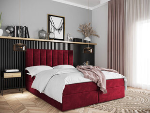 Divvietīga gulta Hugo 180x200 cm, sarkana цена и информация | Кровати | 220.lv