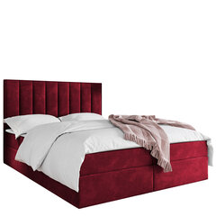 Divvietīga gulta Hugo 180x200 cm, sarkana cena un informācija | Gultas | 220.lv