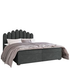 Кровать Beretini 180x200 см, темно-серая цена и информация | Кровати | 220.lv