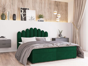 Кровать Beretini 160x200см, зеленая цена и информация | Кровати | 220.lv