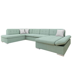 Stūra dīvāns Bergen, gaiši zaļš cena un informācija | Stūra dīvāni | 220.lv